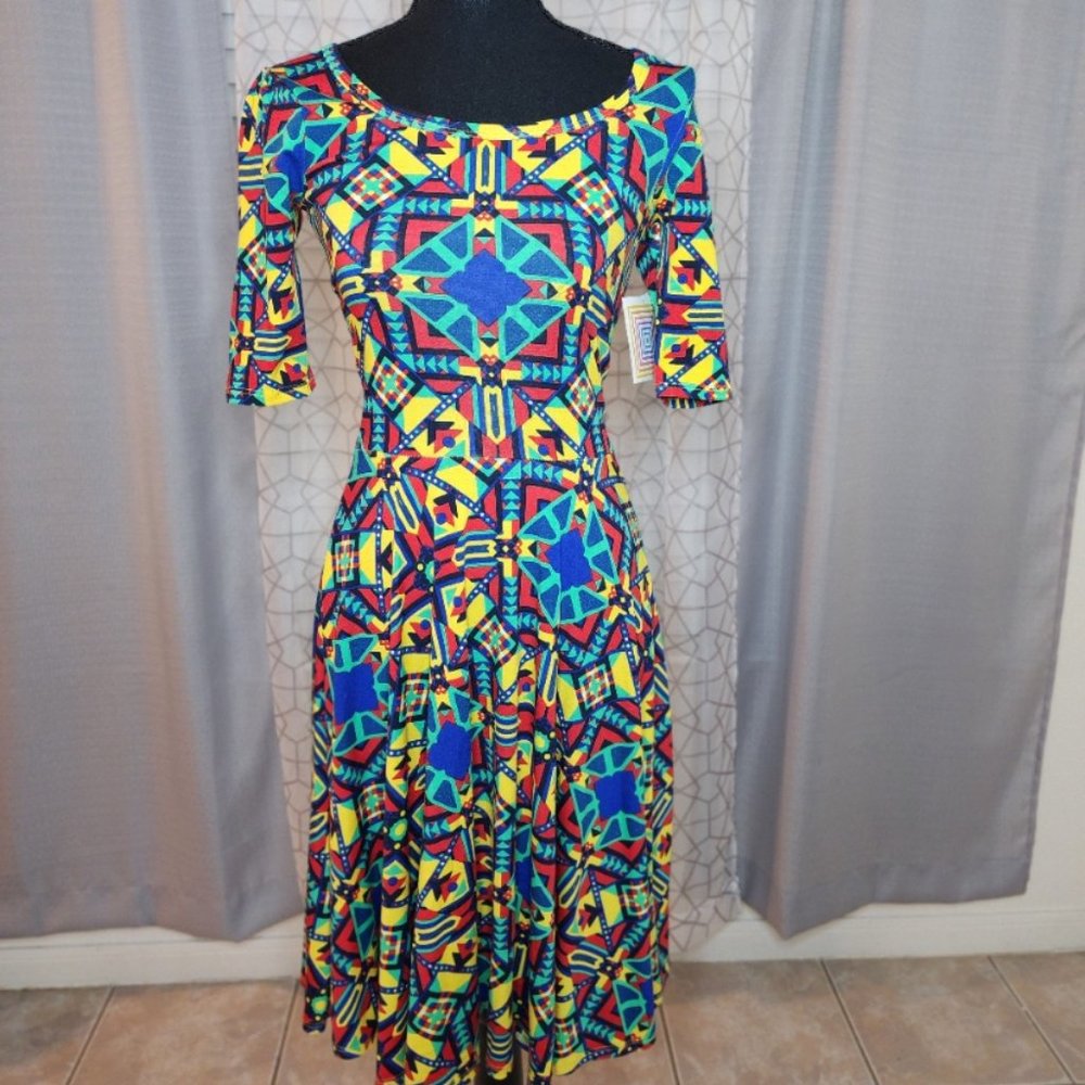 NWT LuLaRoe Nicole Dress XXS